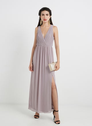 Tfnc Wedding Cannes Maxi Dress Grey
