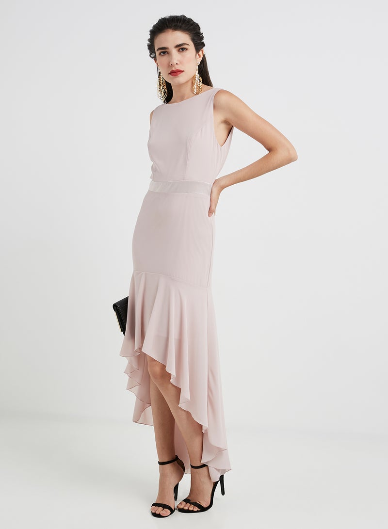 tfnc LONDON - Tfnc Valda Maxi Dress Beige - Image 1