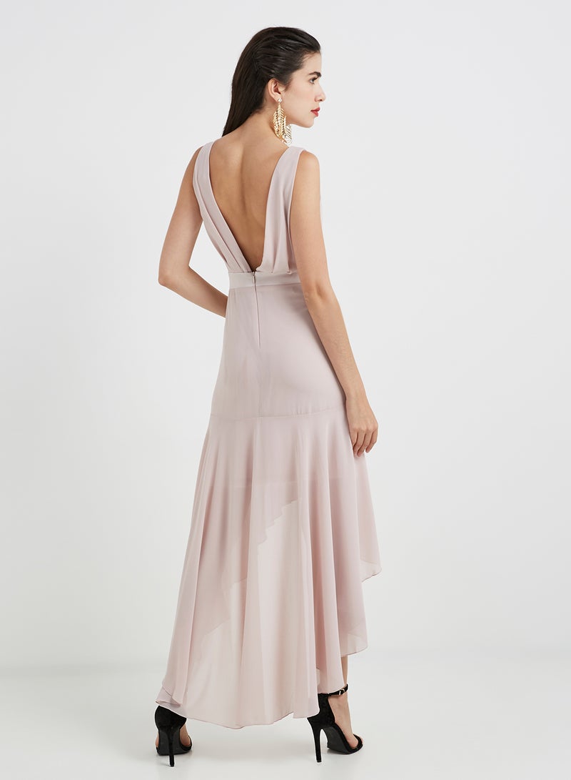 tfnc LONDON - Tfnc Valda Maxi Dress Beige - Image 1
