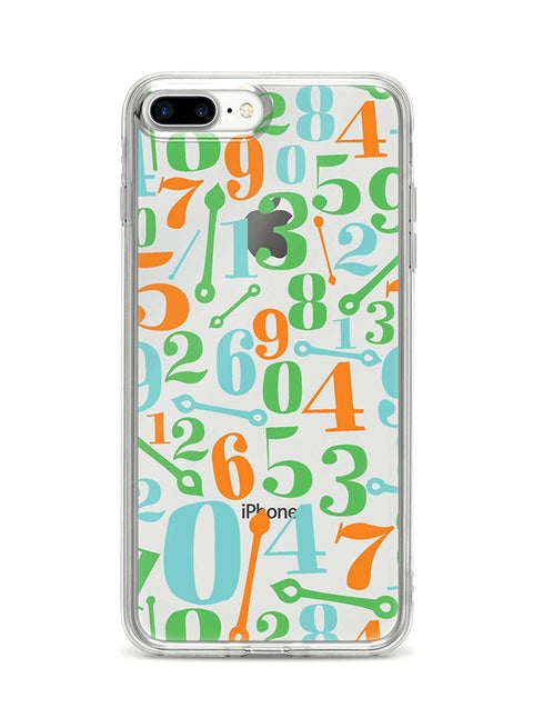 Flexible Case Cover For Apple Iphone 7 Plus Clockwork Counting