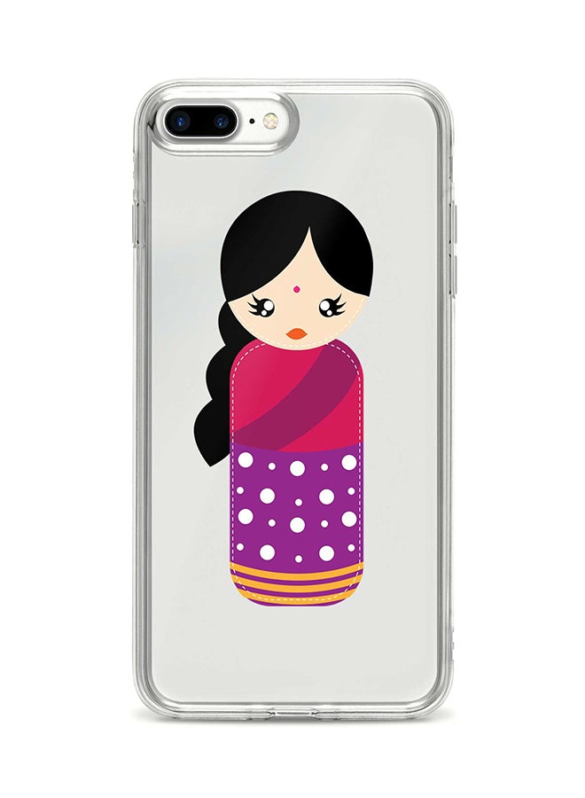 Stylizedd Flexible Case Cover For Apple Iphone 8 Plus Indian Doll