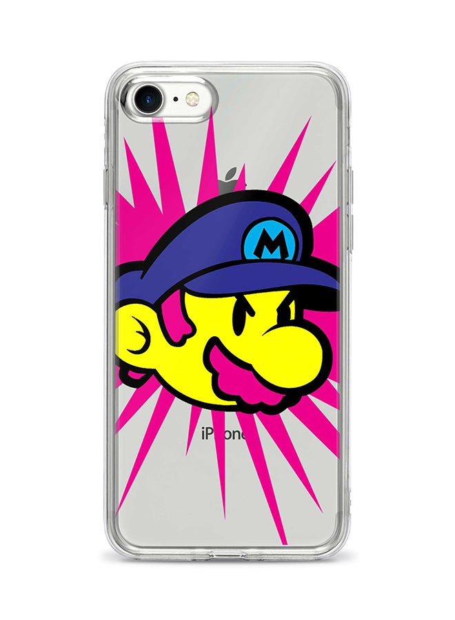 غطاء مرن لهاتف آيفون 8 من أبل البوب ماريو