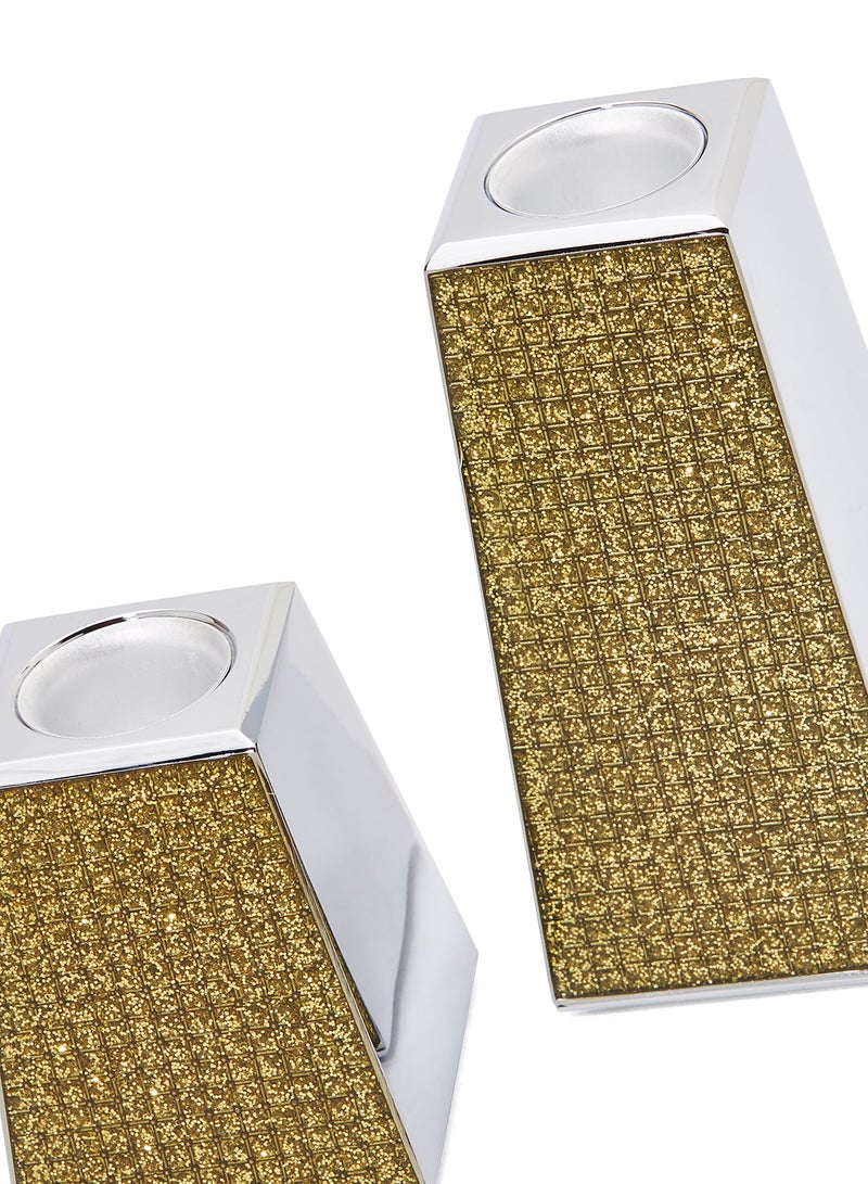 LINKAGE Glitter F2 Candle Holder Set Multicolour Standard - Image 2