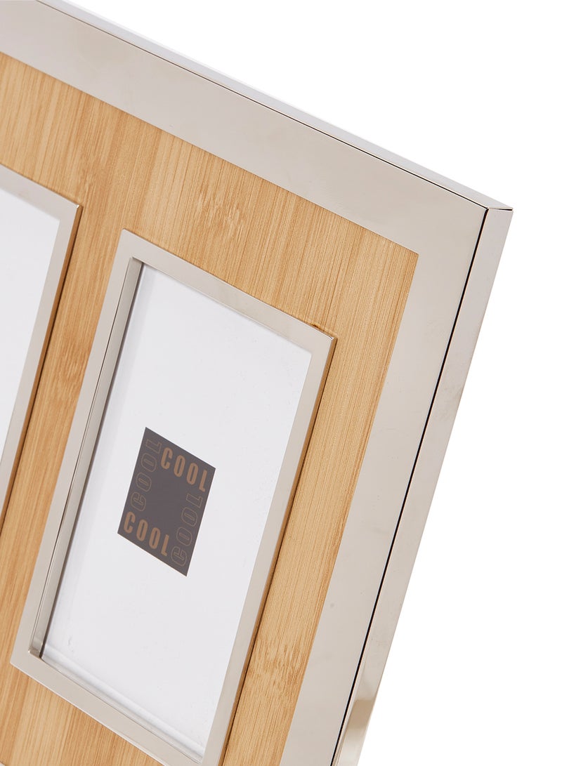 LINKAGE Oxford Frame With Bamboo Grain Multicolour Standard Standard - Image 3