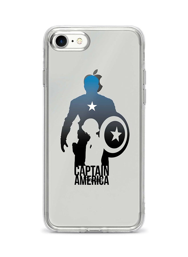Flexible Case Cover For Apple Iphone 8 Steve Roger Vs Captain America