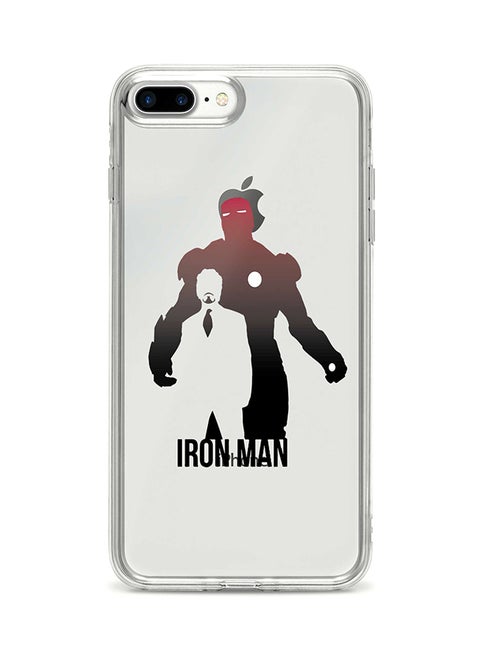 Flexible Case Cover For Apple Iphone 8 Plus Tony Stark Vs Ironman