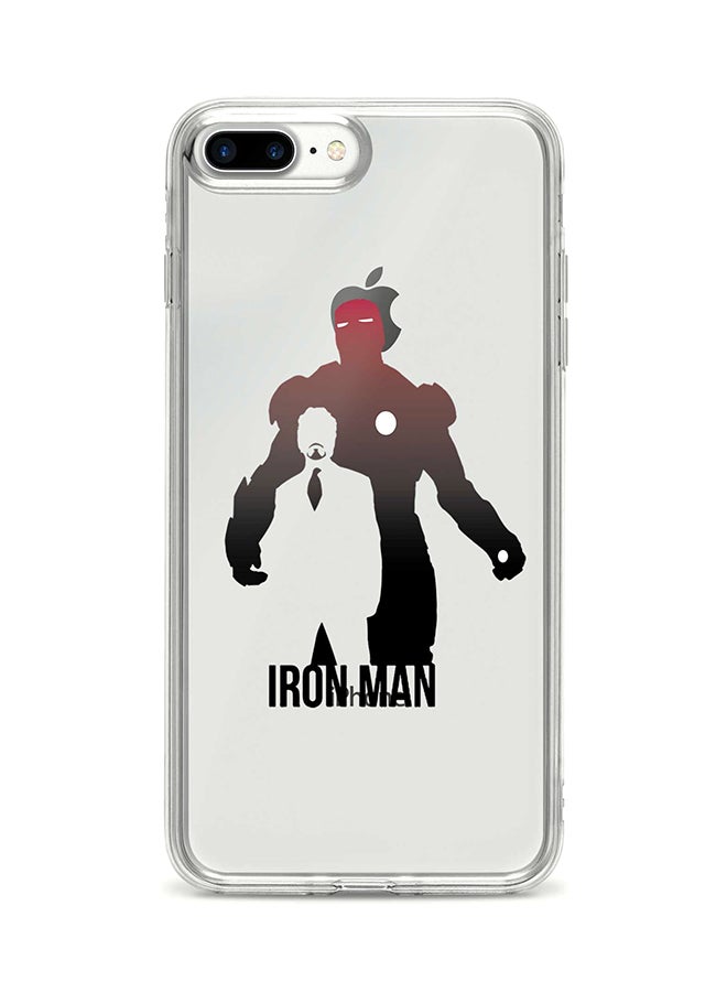 Flexible Case Cover For Apple Iphone 8 Plus Tony Stark Vs Ironman
