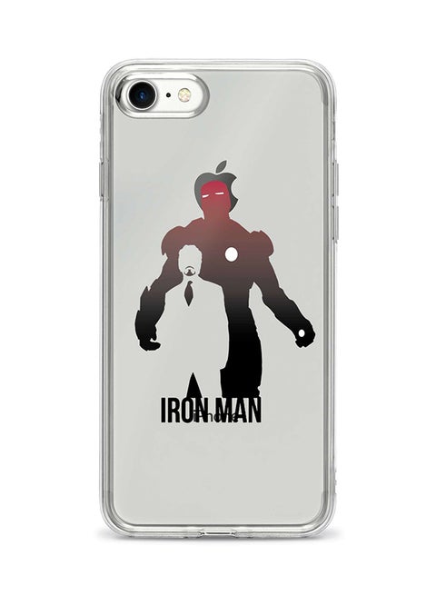 Flexible Case Cover For Apple Iphone 8 Tony Stark Vs Ironman