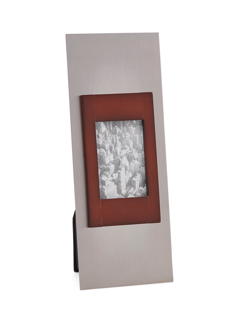 لينكيدج إطار للمكتب من الستانلس ستيل بتصميم مميز خشبي متعدد الألوان قياس 9×6 سم - Image 2