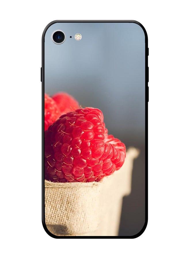 SYN Protective Case Cover For Apple iPhone 8 Grey/Red/Beige