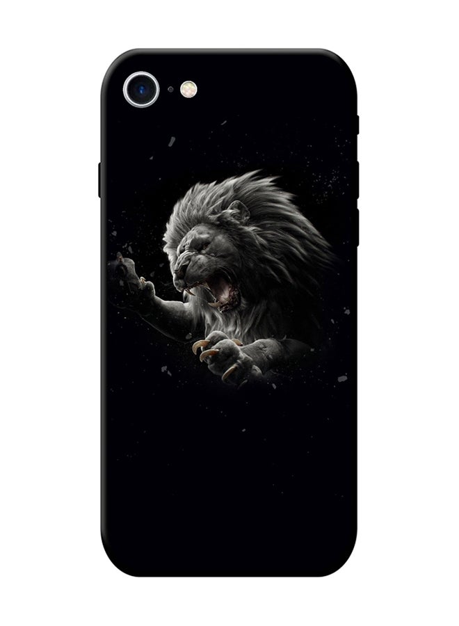 إس واي إن غطاء حماية واق لهاتف أبل آيفون 8 أسود/ رمادي