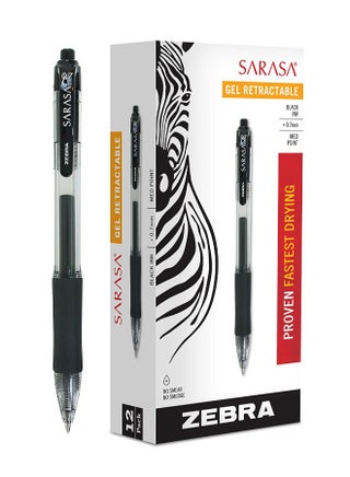 12-Piece Sarasa Gel-Ink Pen Multicolour - v1553094149/N13811794A_1
