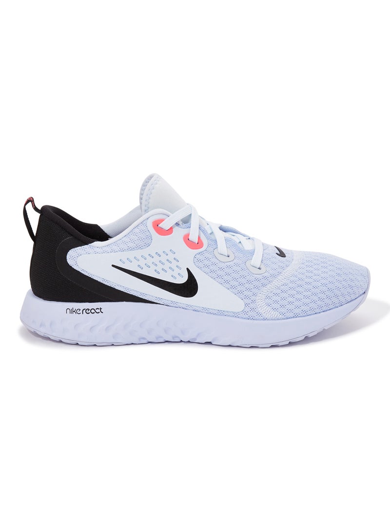 Legend React Running Shoes Football Grey/Black-Palest Purple