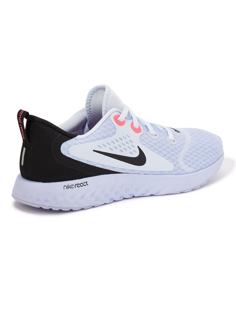 Legend React Running Shoes Football Grey/Black-Palest Purple