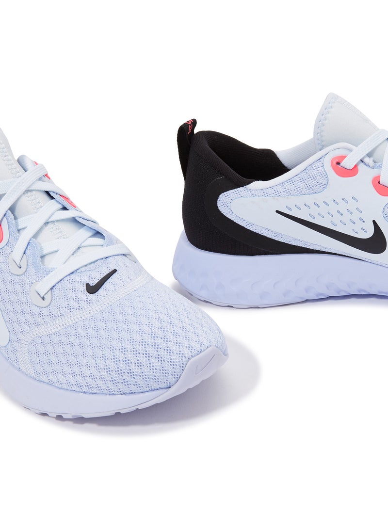 Legend React Running Shoes Football Grey/Black-Palest Purple