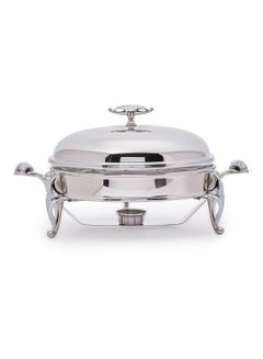 REGENT Stainless Steel Round Food Warmer Silver  - Image 1