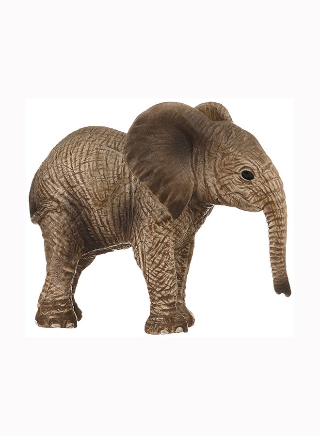 Schleich African Elephant Calf Toy Figure - Image 1