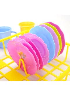 PowerTRC Kids Wash And Dry Kitchen Dishes With Tea Play Set  - Image 3