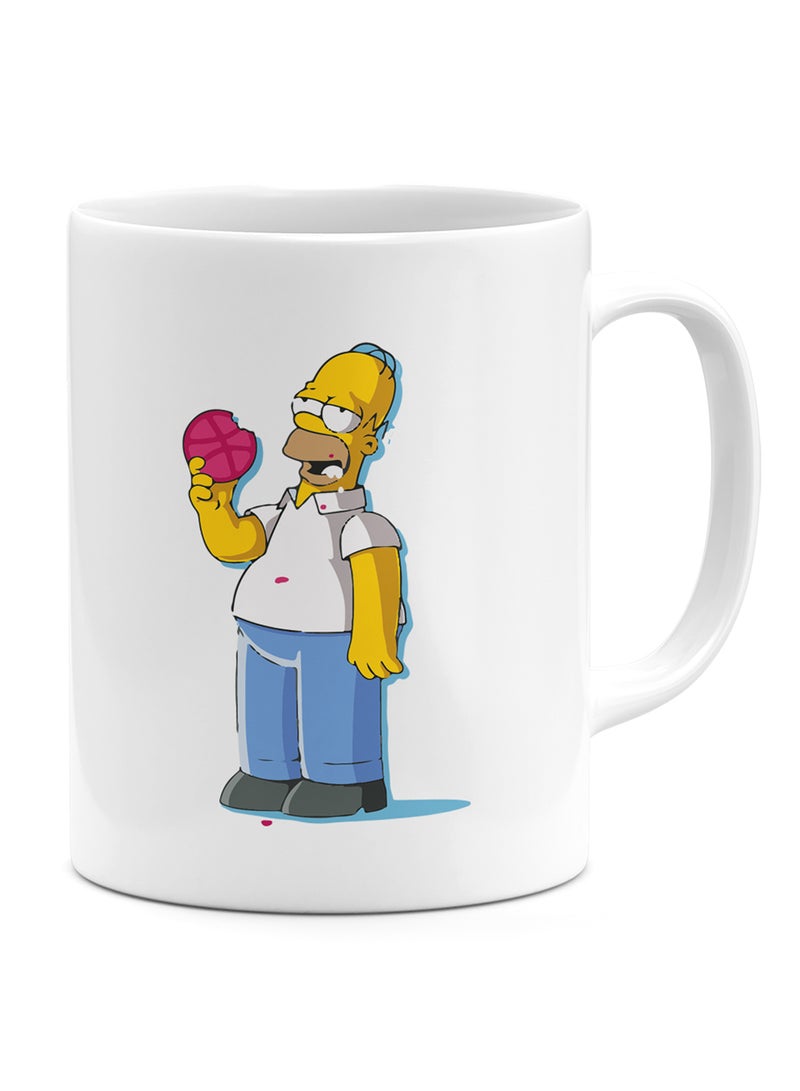 LOUD UNIVERSE Ceramic Coffee Mug The Simpsons Donut 
