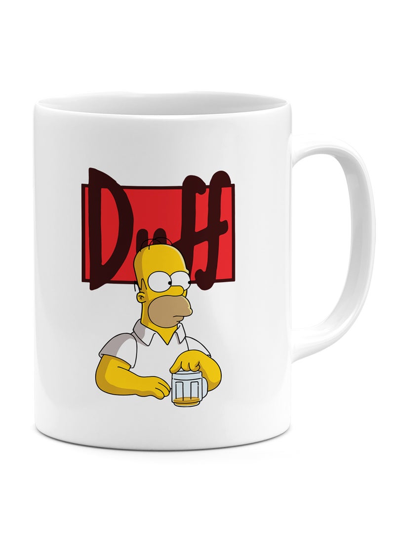 قدح قهوة خزفي Duff Homer Simpson