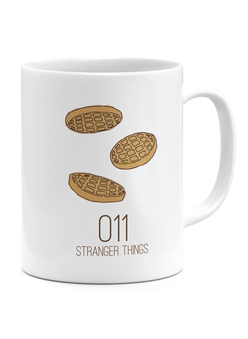 LOUD UNIVERSE Ceramic Coffee Mug Eleven Pie Waffle Stranger Things