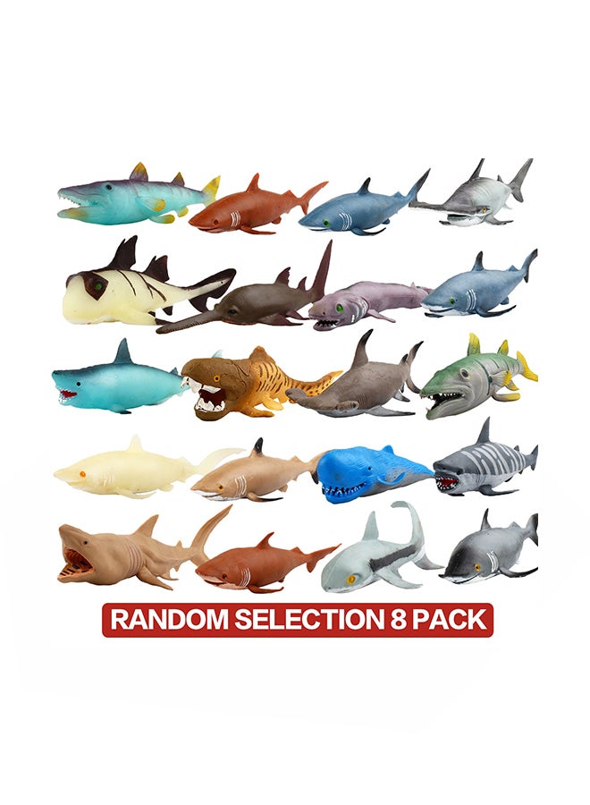 ValeforToy - Pack Of 8 Ocean Sea Animal Set - Image 1
