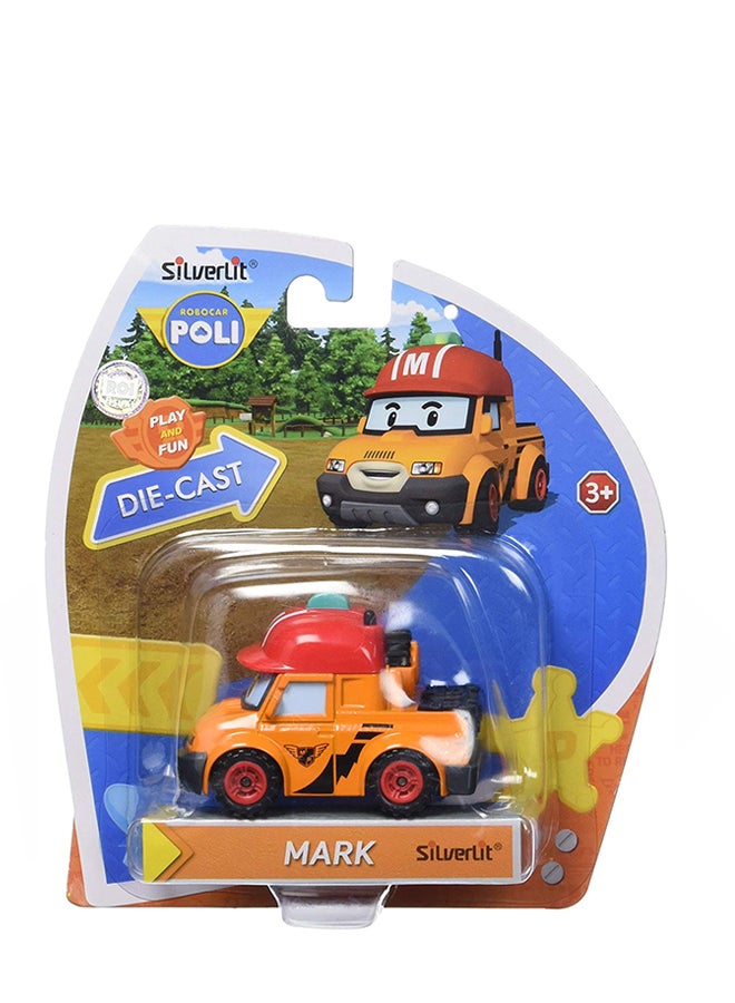 Robocar Poli Mark Die-Cast Play Vehicle Multicolour  - Image 1