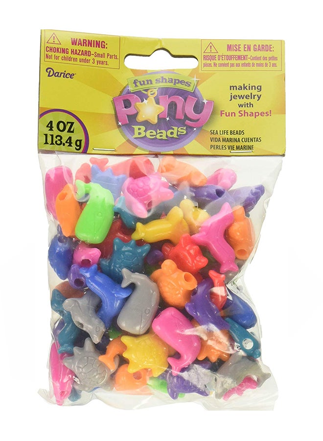 داريس مجموعة حبيبات بتصميم أشكال لطيفة بلاستيكية