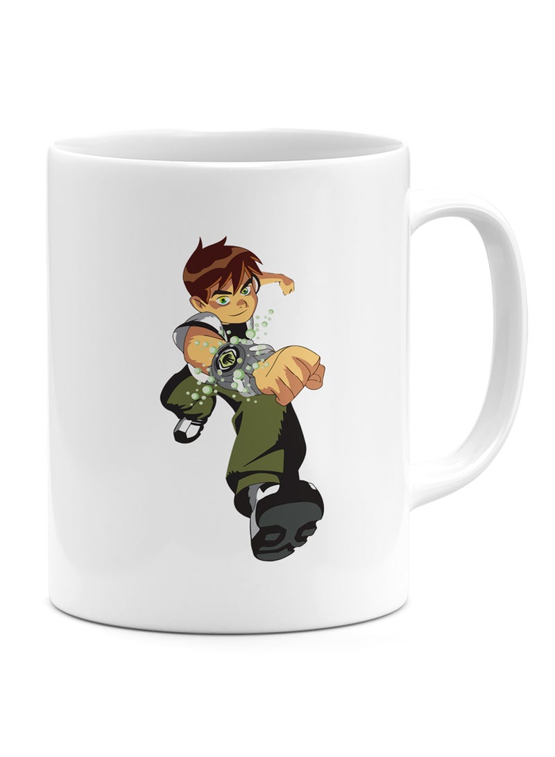Ceramic Coffee Mug Ben 10 Kid Running