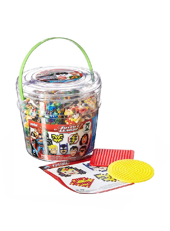 Perler Justice League Fuse Bead Bucket