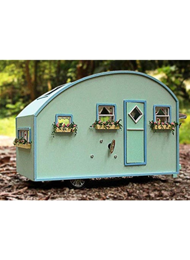 Rylai Time Travel 3D Puzzles Wooden Handmade Dollhouse Miniature DIY Kit - Image 5