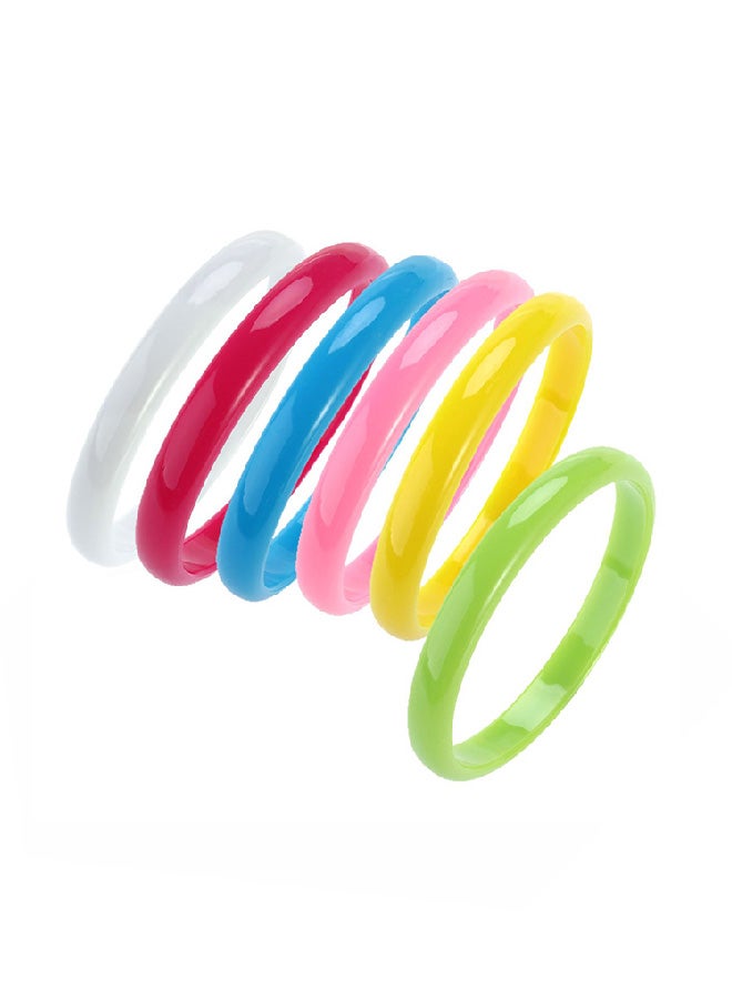 BESTOYARD 6-Piece Plastic Bangle Bracelets  - Image 1