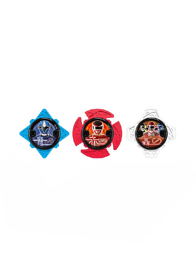 باور رينجرز مجموعة نجوم النينجا الزرقاء الفولاذية