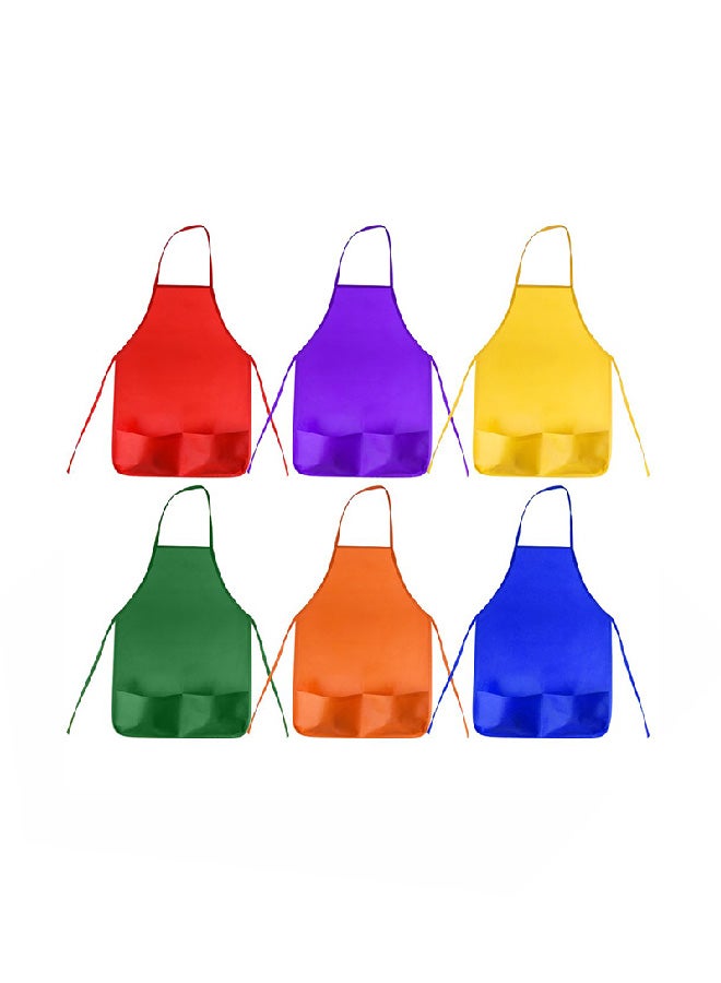 KUUQA 12-Piece Children Painting Aprons - Image 2