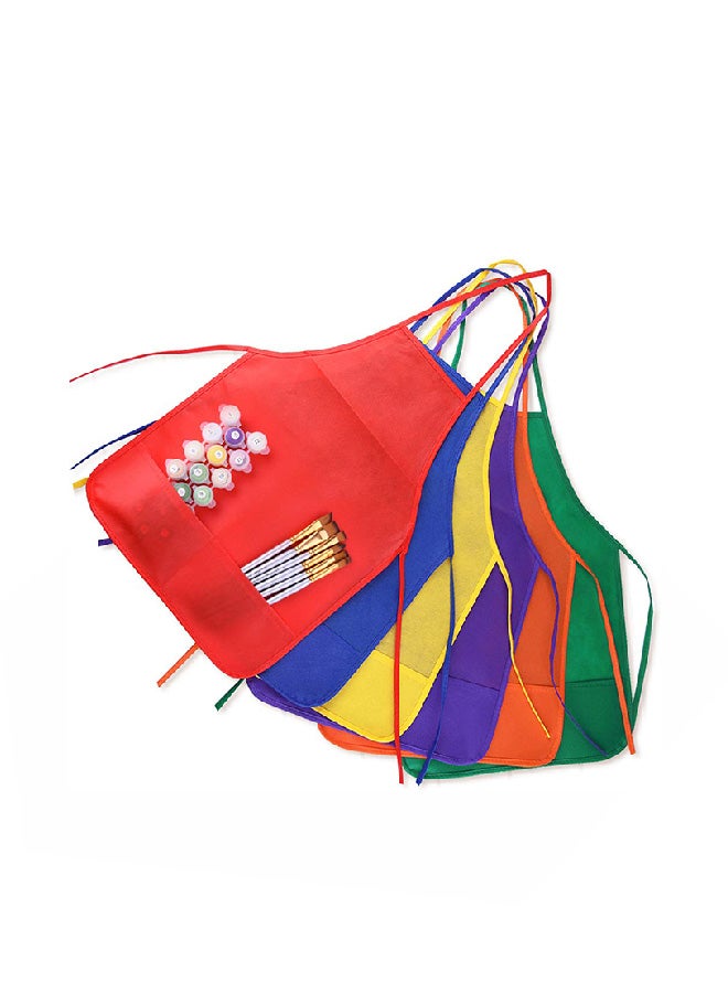 KUUQA 12-Piece Children Painting Aprons - Image 1