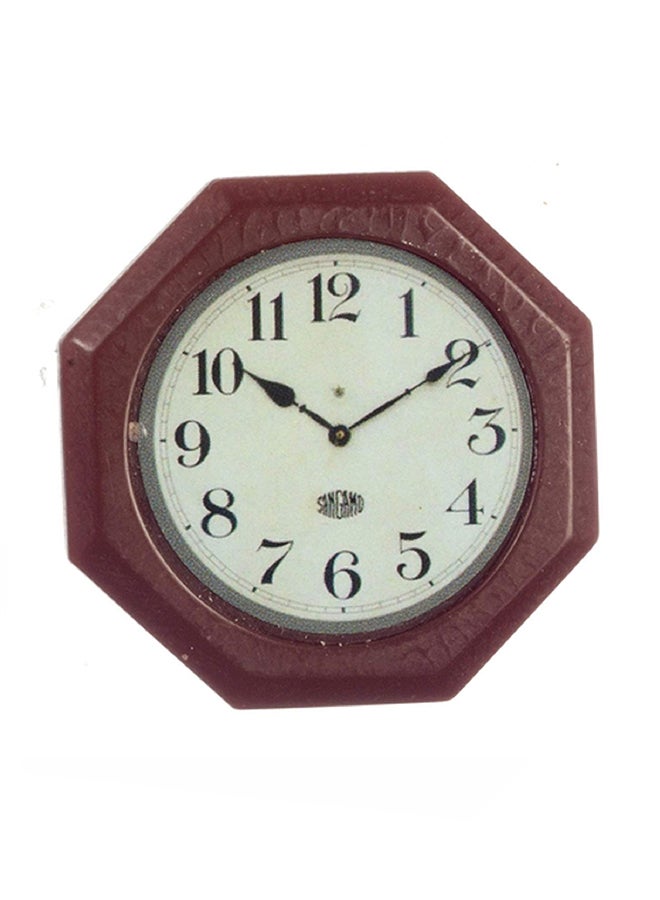 Dollhouse Miniature Wall Analog Clock - v1553182461/N22001017A_1