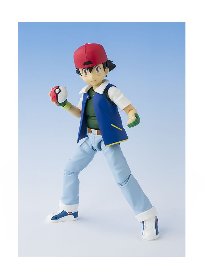 Bandai - Pokémon Ash Ketchum ABS And PVC Painted Action Figure 5 Inch - Image 1