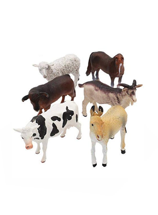 Jiistar 6-Piece Farm Animal Figure Set - Image 1