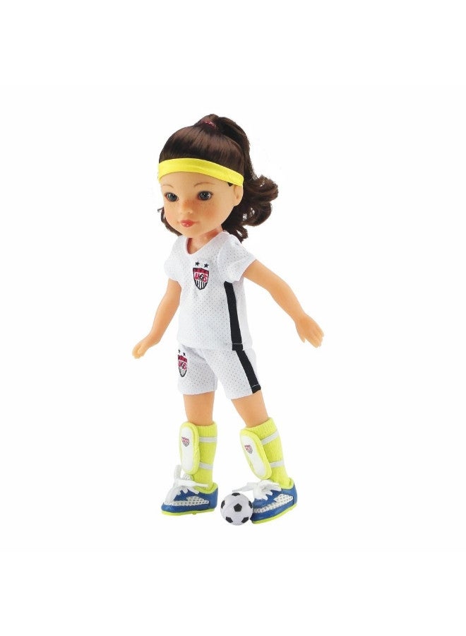 Emily Rose Doll Clothes - 8-Piece Soccer Outfit/Uniform 14 Inch - Image 1