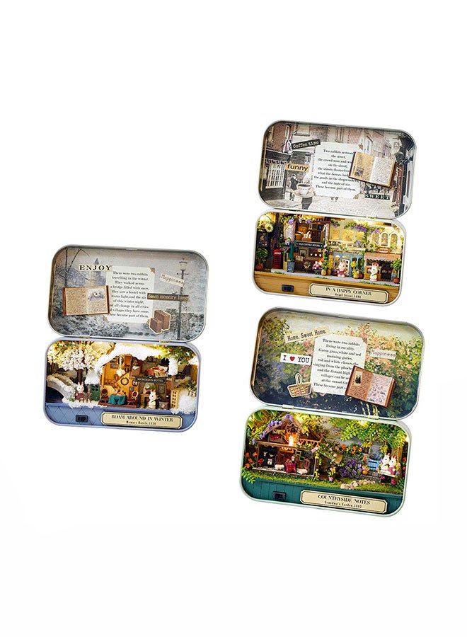 Flever 3-Piece Miniature DIY House Kit - Image 1