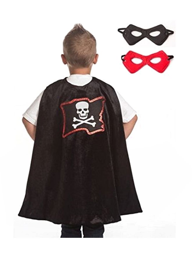 Little Adventures Pirate Cape And Mask Costume Set