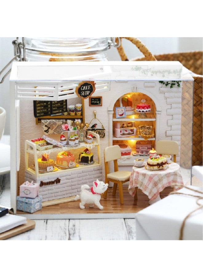 Flever Diary Of Cake Dollhouse Miniature Diy House Kit Creative Room - Image 4