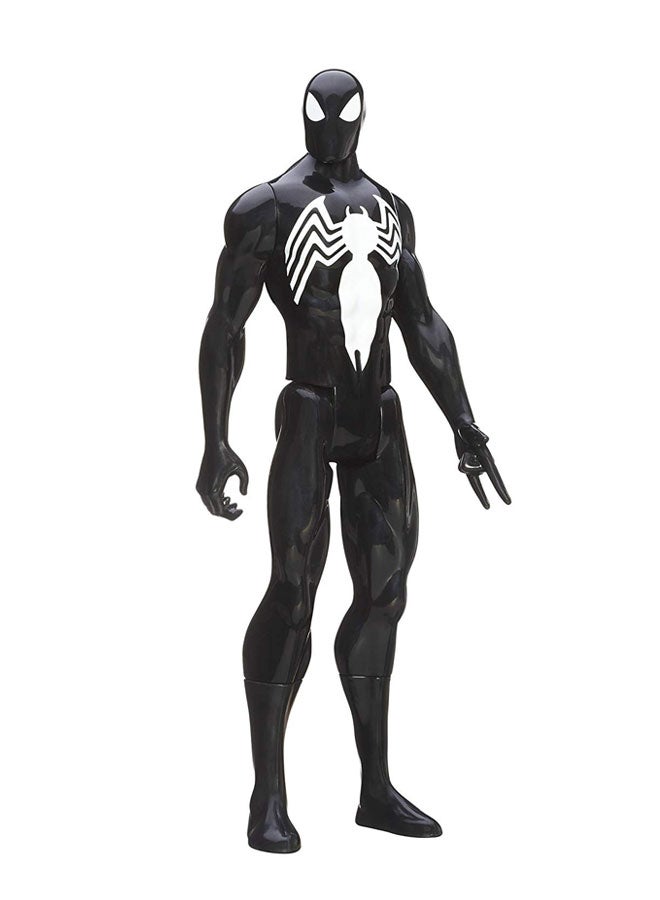 Spider-Man - Marvel Ultimate Titan Hero Series Black Suit Spider Man Figure 12 Inch - Image 1
