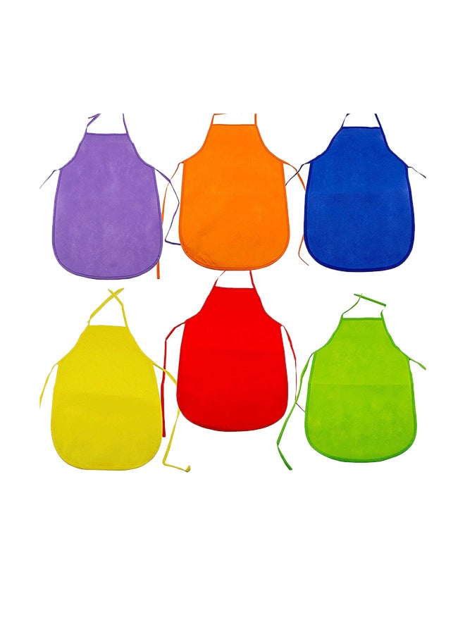 Pack Of 12 Assorted Aprons Smock - v1553183869/N22003010A_1