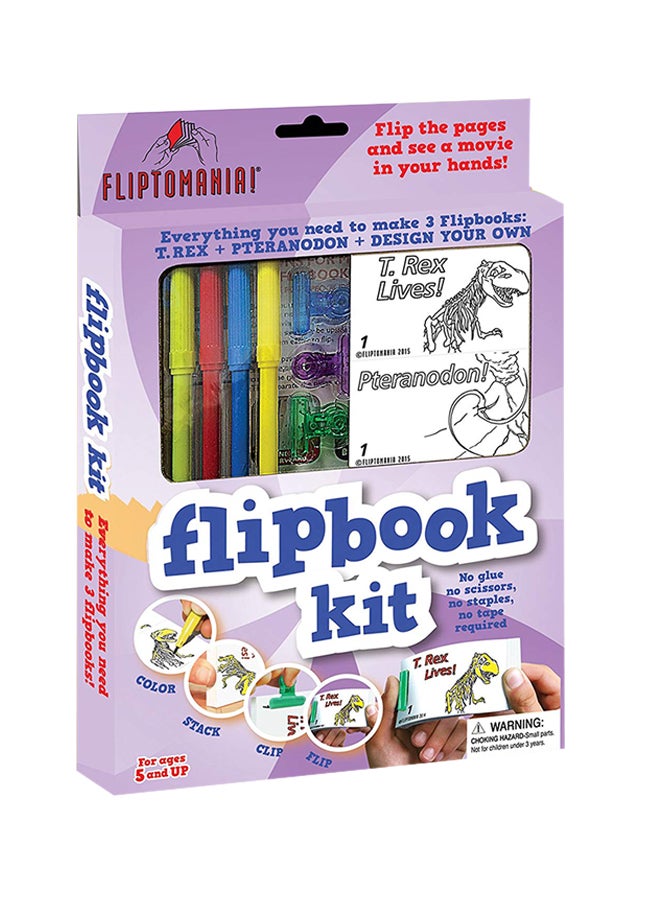 فليبتومانيا مجموعة الكتاب القلاب بتصميم ديناصورات - Image 1