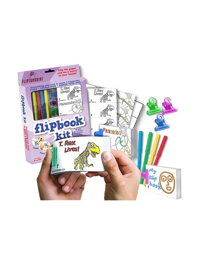 فليبتومانيا مجموعة الكتاب القلاب بتصميم ديناصورات - Image 2