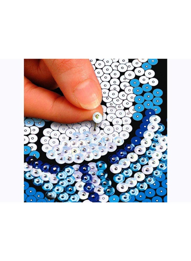 Sequin Art Owl Themed Sparkling Art Kit - Image 4