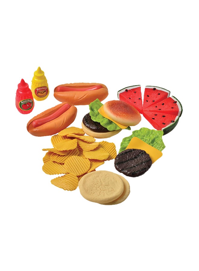 Constructive Playthings Lunch Time Favorites Pretend Food Set  - Image 2