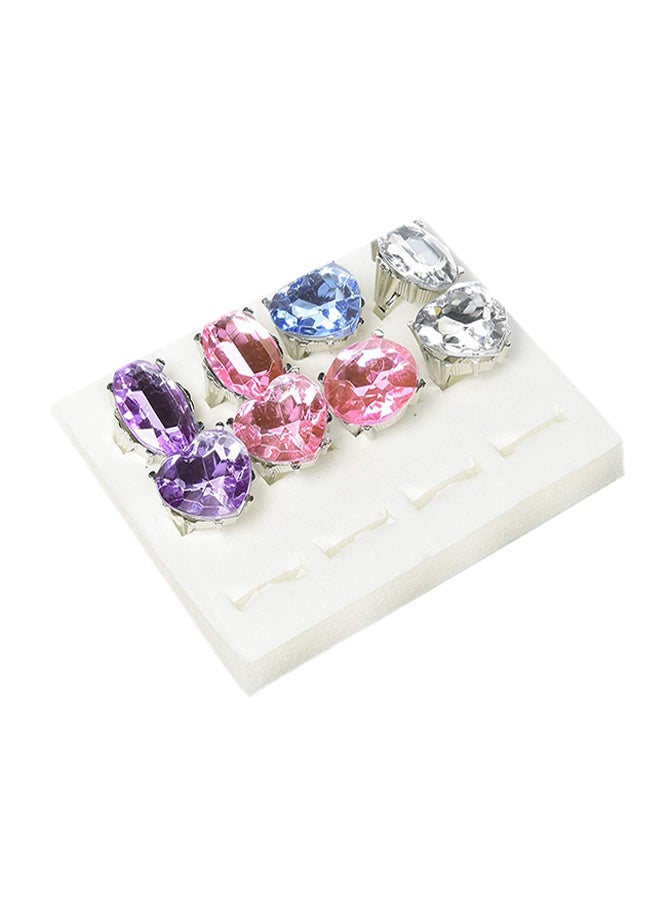 Rhode Island Novelty 12-Piece Imitation Giant Diamond Ring - Image 2