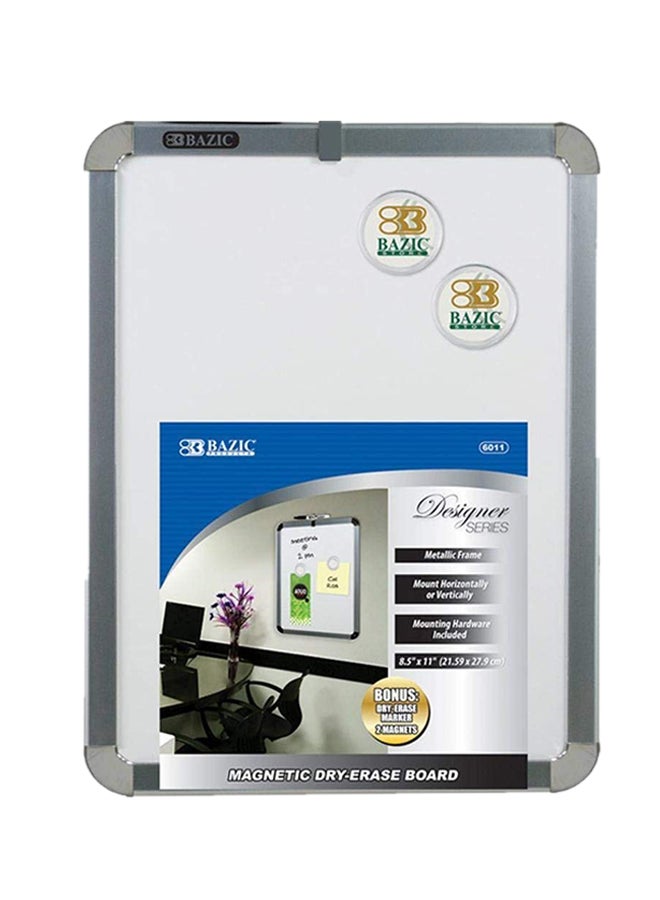 سبورة مغناطيسية قابلة للمحو الجاف مع قلم ماركر